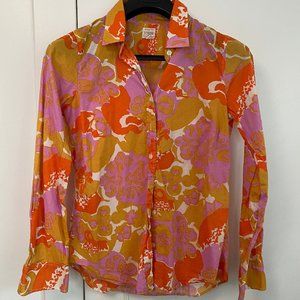 JCrew Women's Floral Shirt